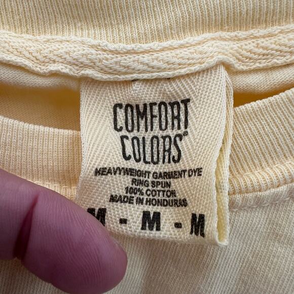 NEW Cape May New Jersey Sea Turtle Men’s T-Shirt Yellow Medium Graphic - Picture 4 of 4